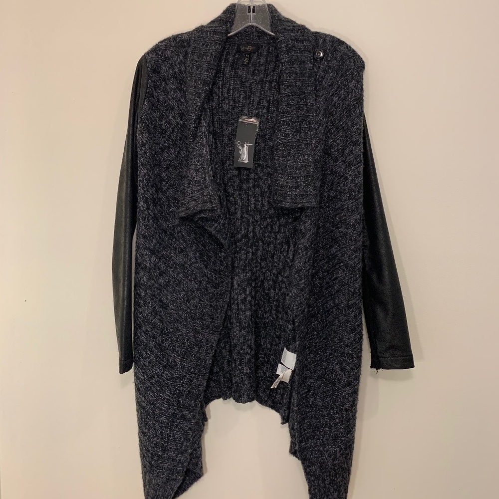 Jessica Simpson Sarla Cardigan Dark Charcoal NWT